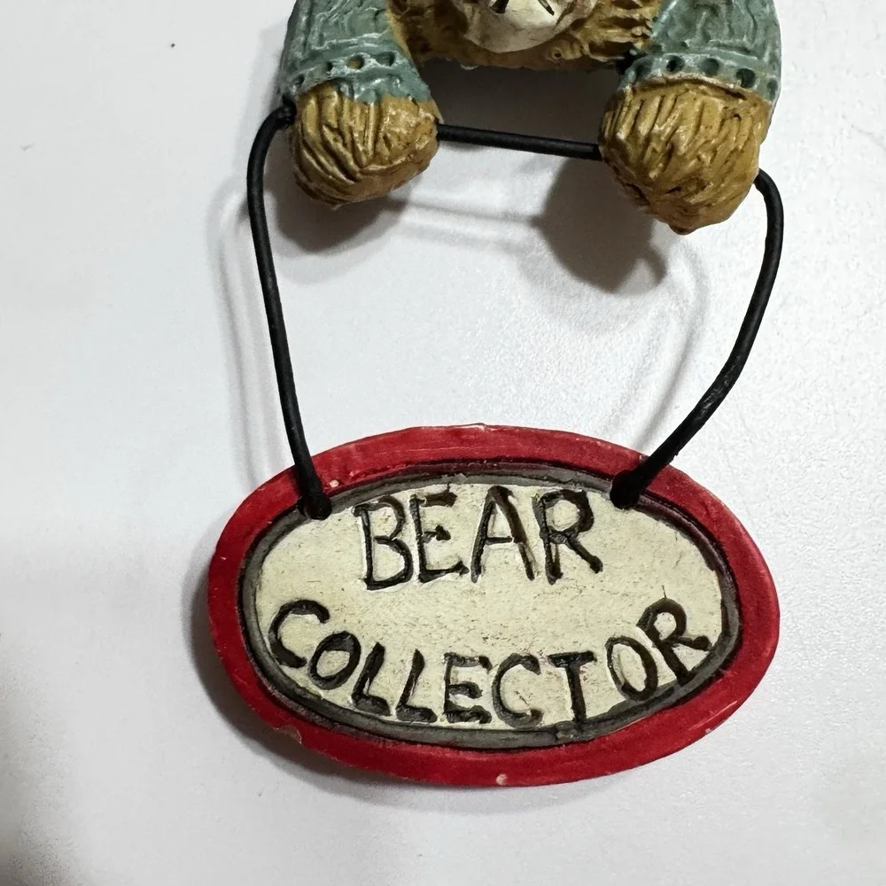 Kurt Adler Bear Collector Holiday Christmas ornament 8